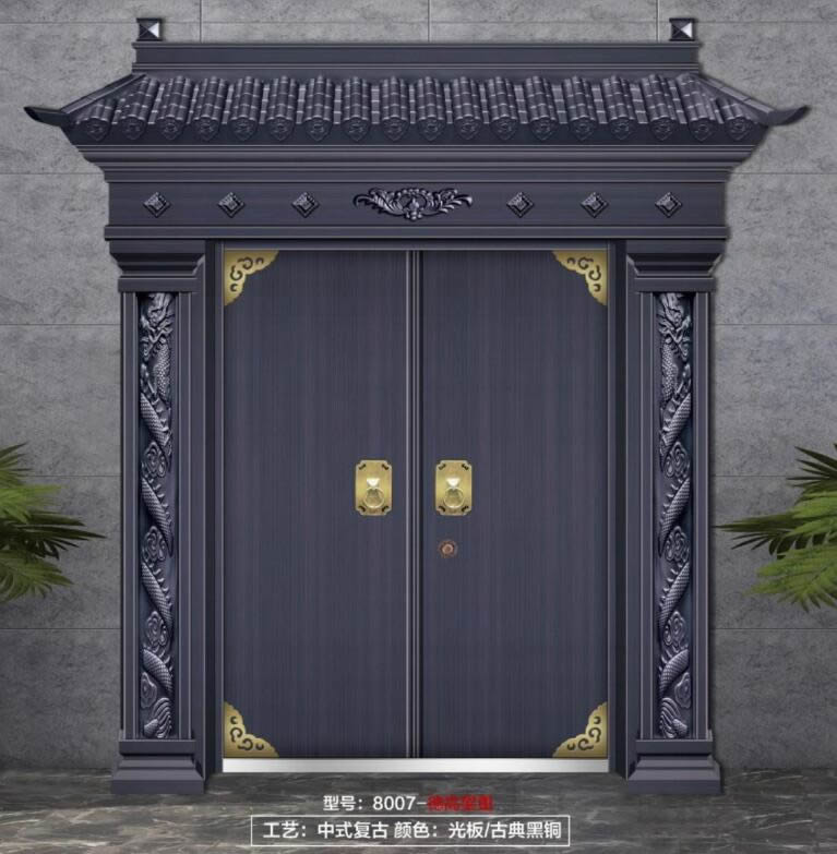 中式别墅非标门