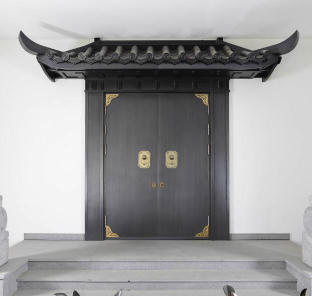 琉璃瓦纯铜门