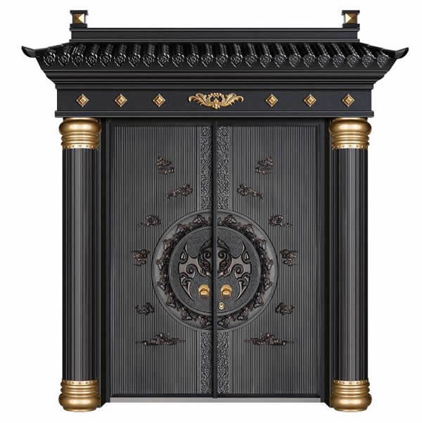 罗马柱别墅大门