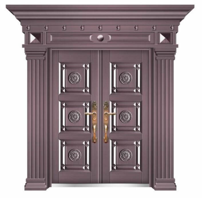 锌合金别墅防盗门