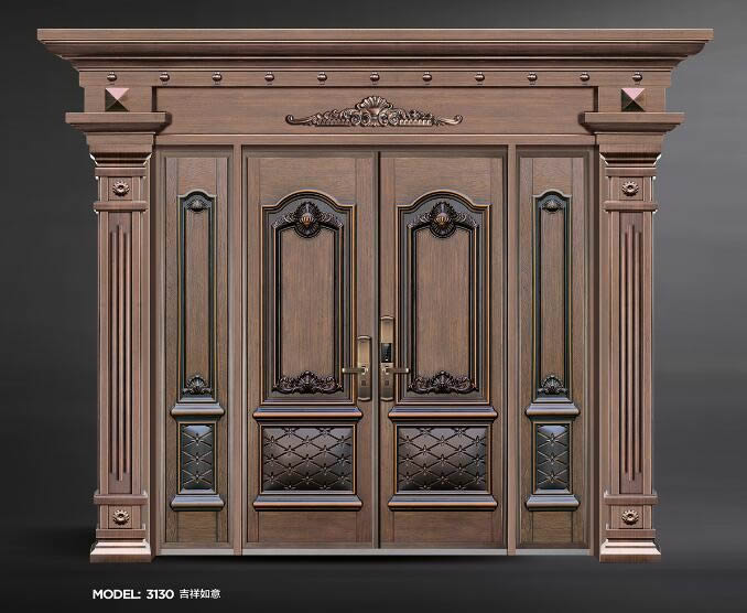 带门头别墅大门