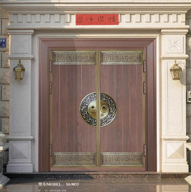 豪华纯铜大门