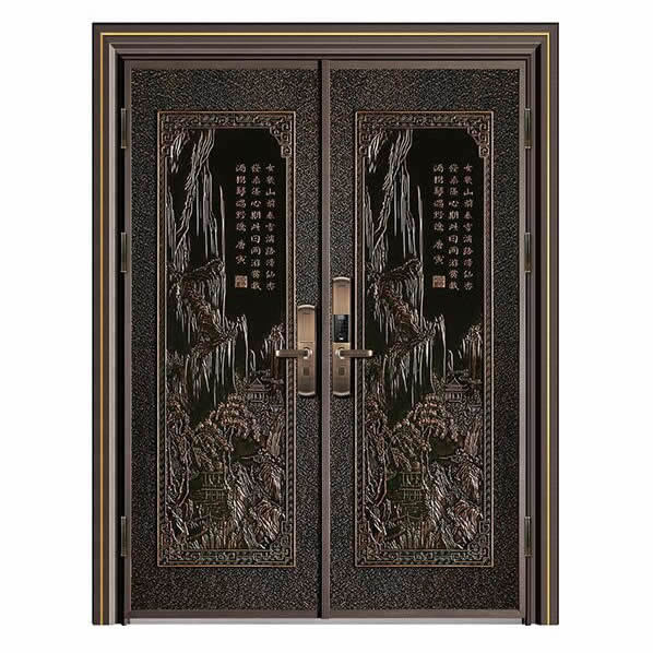 中式别墅入户门