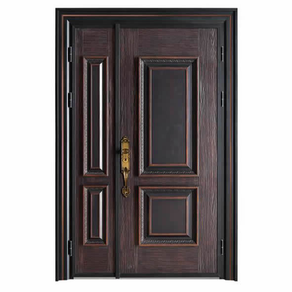 别墅铸铝子母门