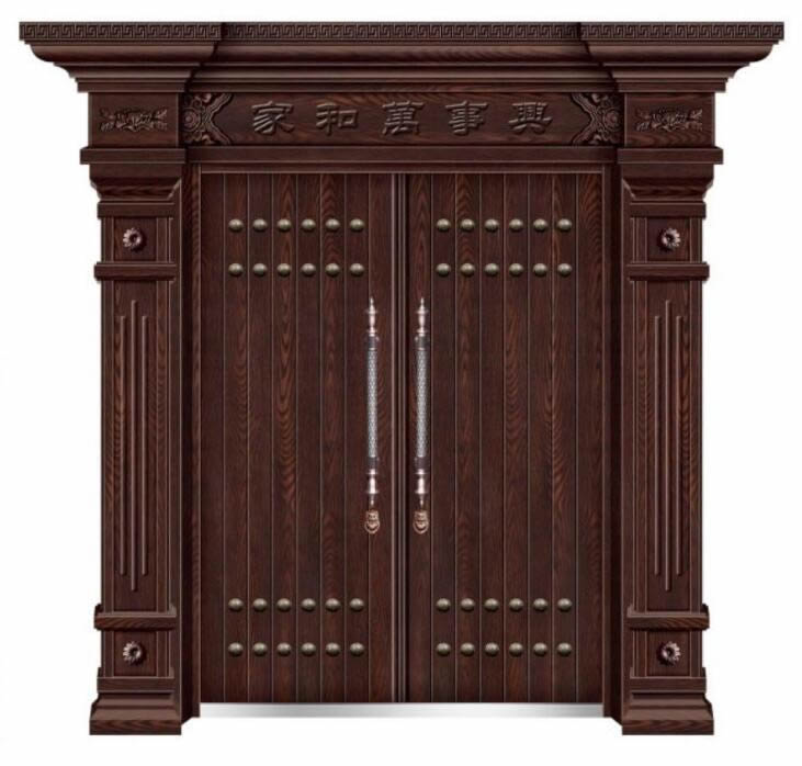 中式别墅防盗门