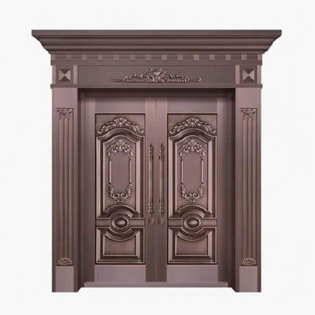 豪华别墅纯铜门