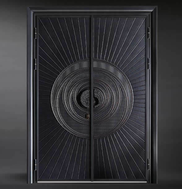 中式别墅入户门