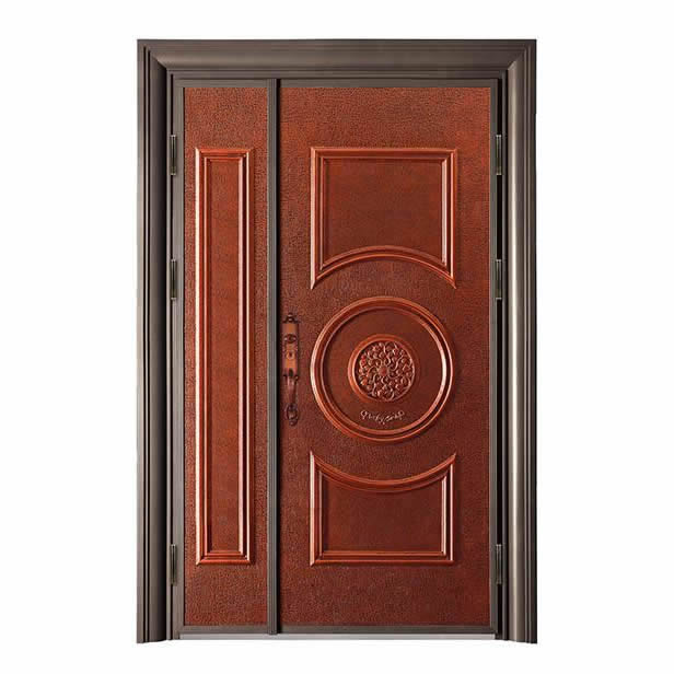 别墅铸铝子母门